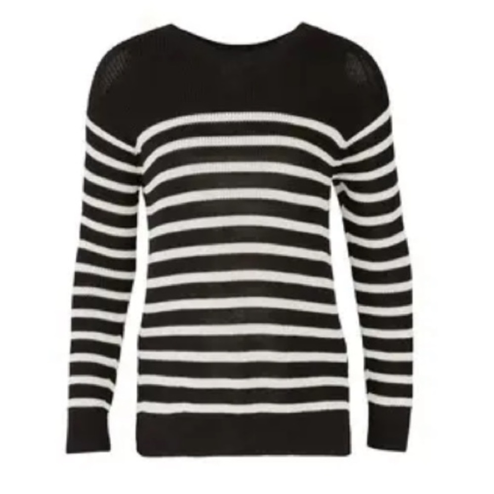 Fuzzi striped Gianna sweater